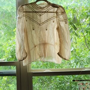 Doen Alberine Blouse in Frances Floral Small